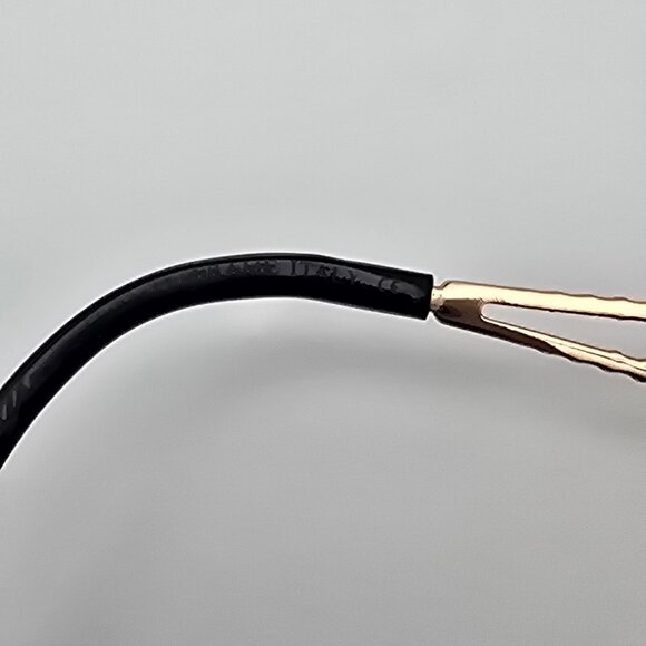 Caviar Champagne Series M5568 C.21 Gold w/ Swarovski Crystals Eyeglasses Frame - Picture 11 of 16